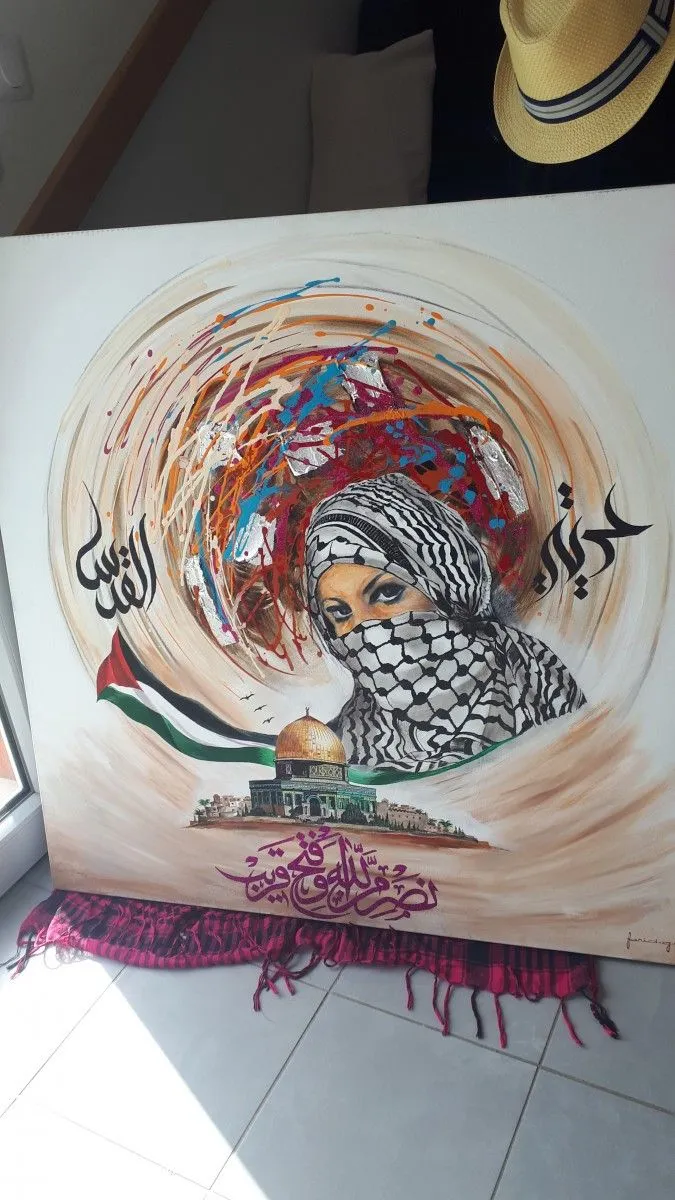 La paix entre les nations, artwork by Farid Gourchal