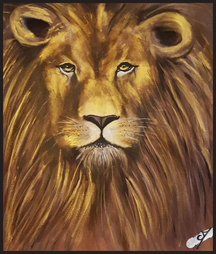 The King Cecil, artwork by Cécilia Macis
