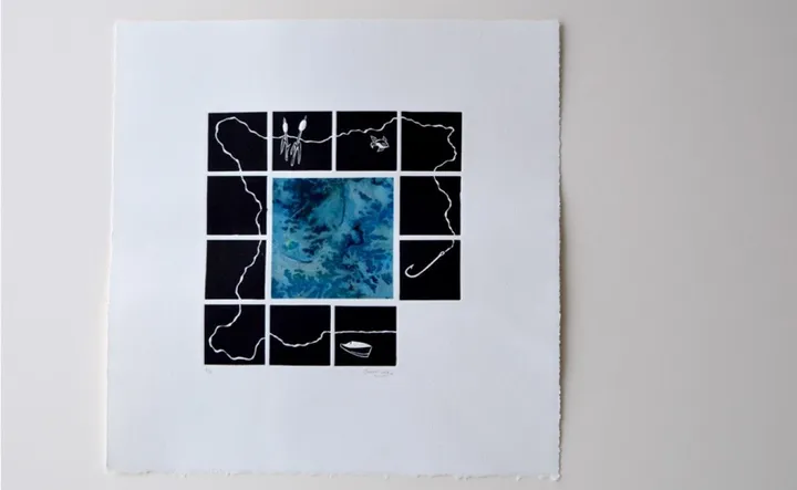 « Entre vents et marées », œuvre de Emmanuelle Breton