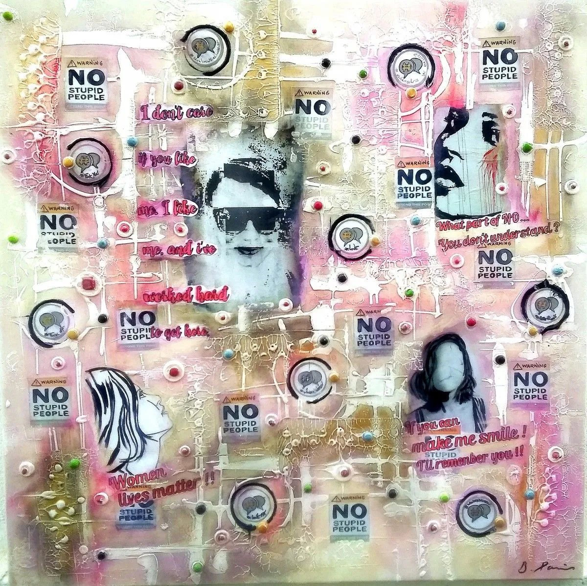 " NO !!....IT'S NO !!! ", artwork by BERNARD PARIS
