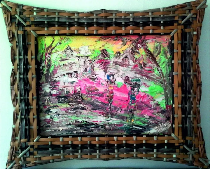 By the stream, œuvre de Akpan Usoroh
