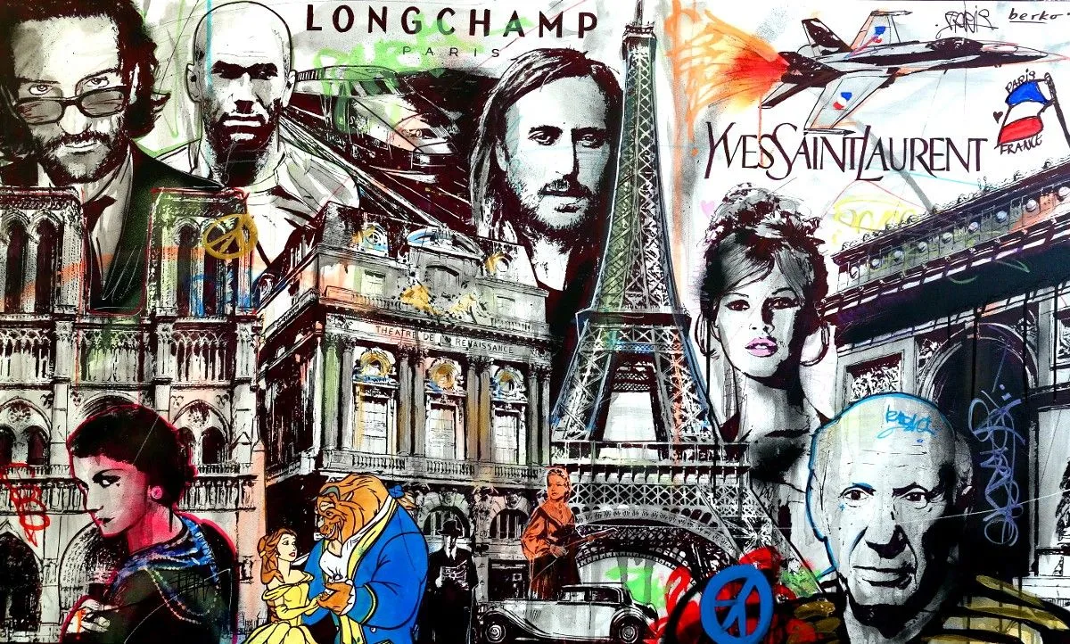Paris - France, artwork by Berko .