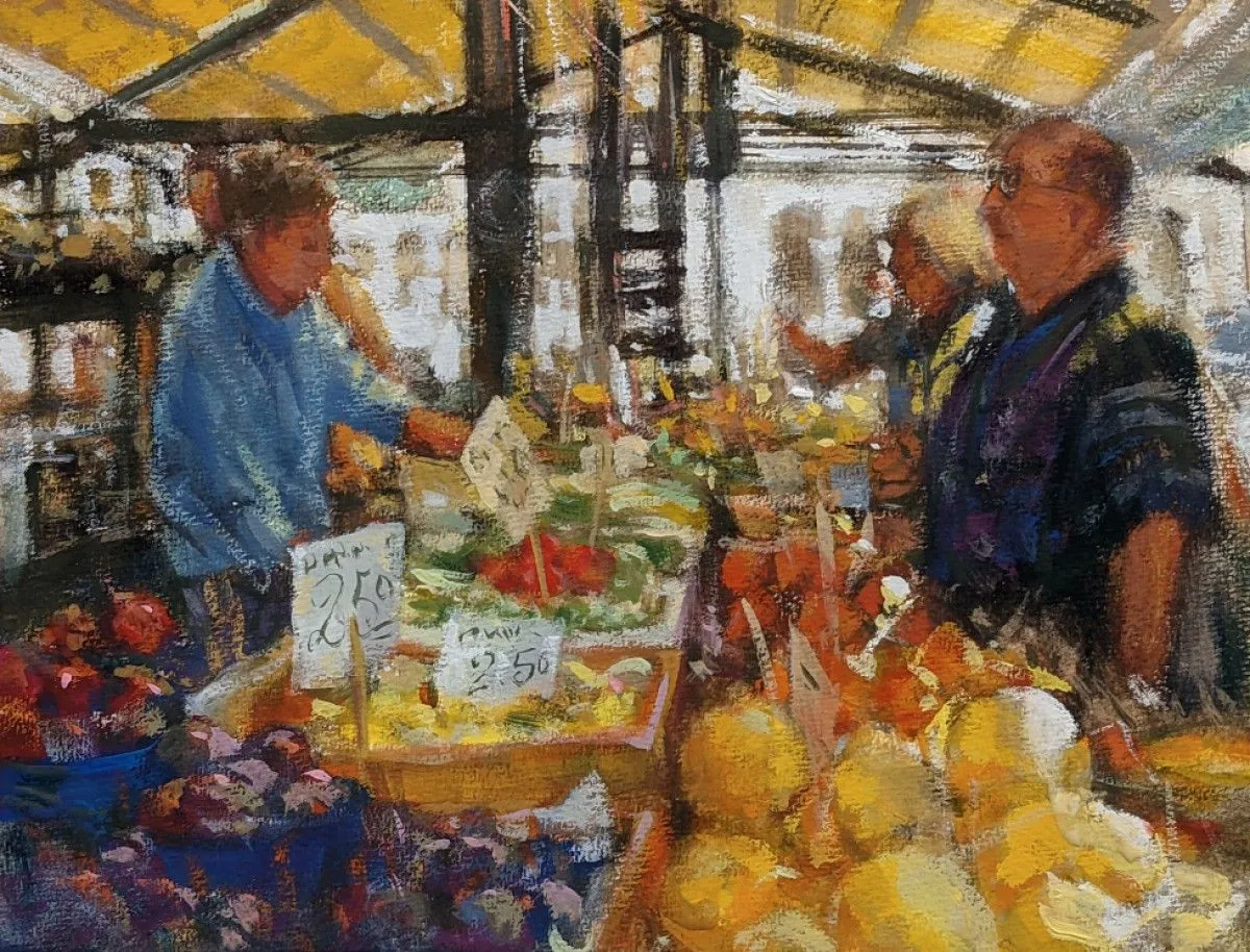 Venice Fruit and Vegetable Market, œuvre de Misure Nien