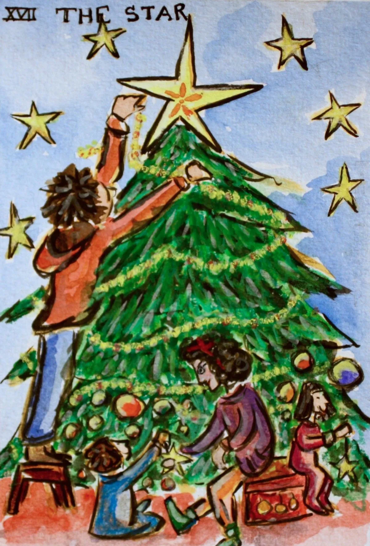 The star, artwork by Odette Kougea