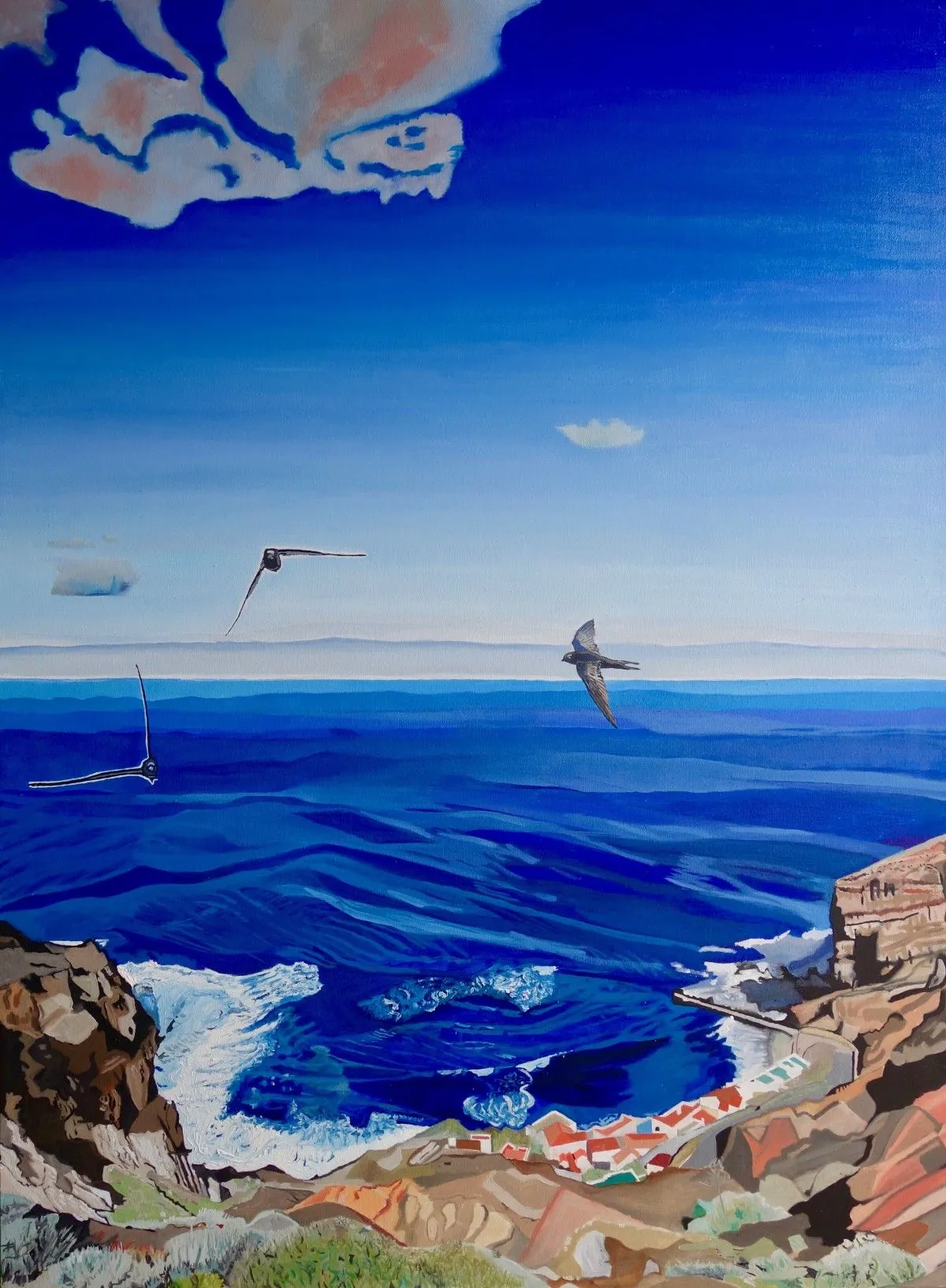 Alojera morn - arrival of the swifts, œuvre de Marco Menato