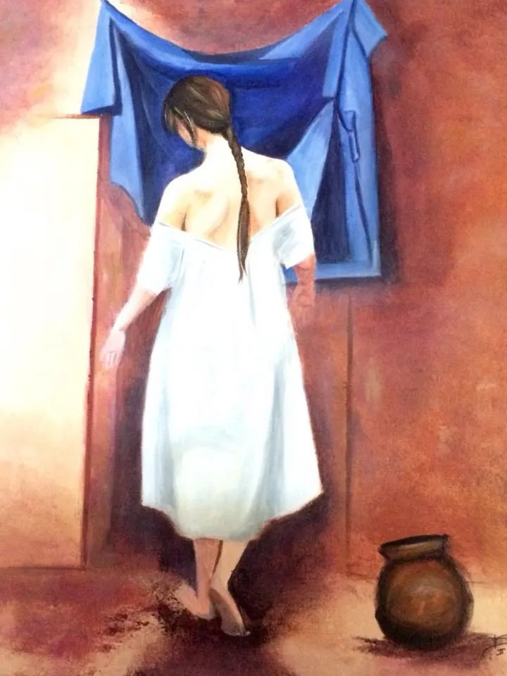 Drapés, artwork by Françoise AUGUSTINE