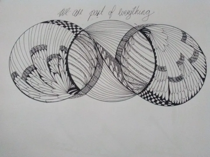 We are part of everything, artwork by Michelle Skeen