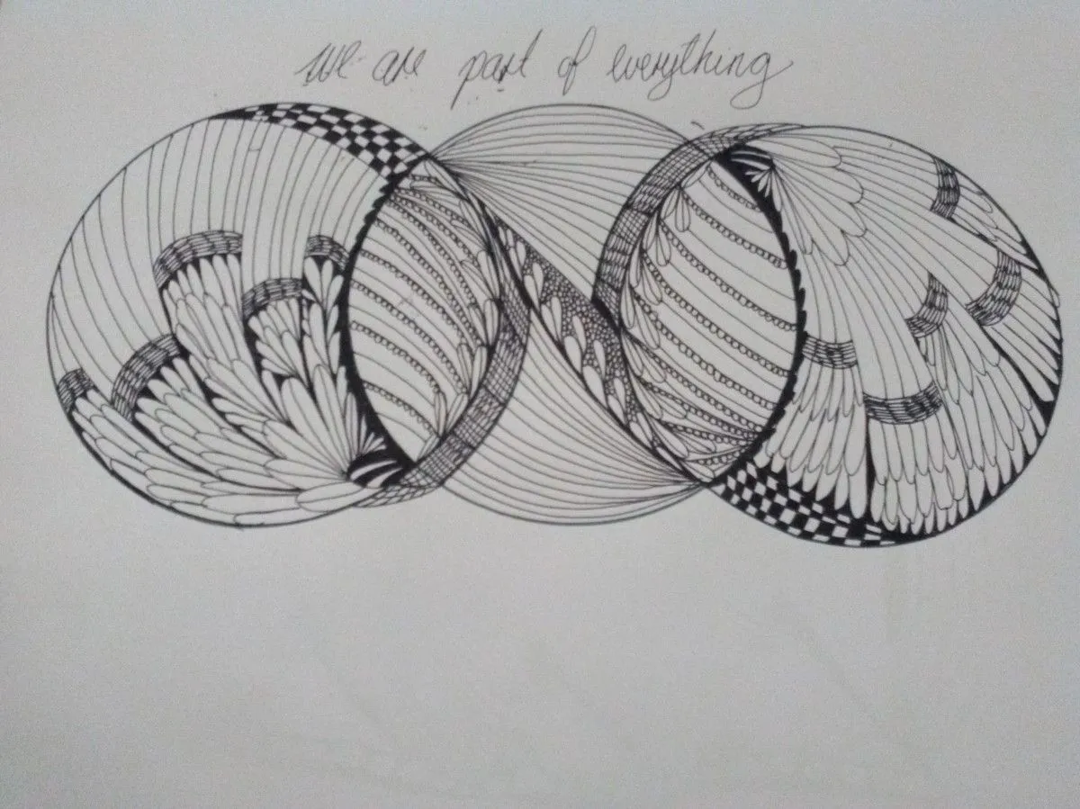 We are part of everything, artwork by Michelle Skeen