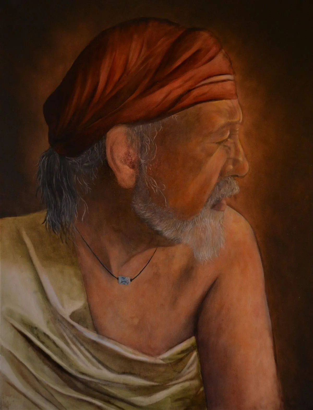 self portrait, artwork by CAN ULUER