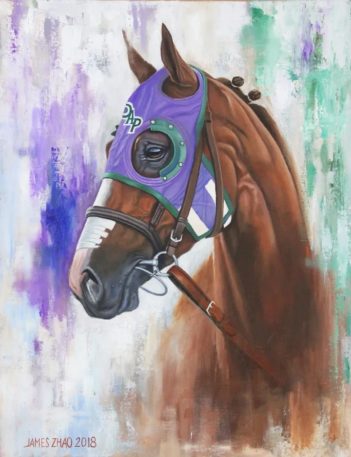 California Chrome-3, artwork by James Zhao