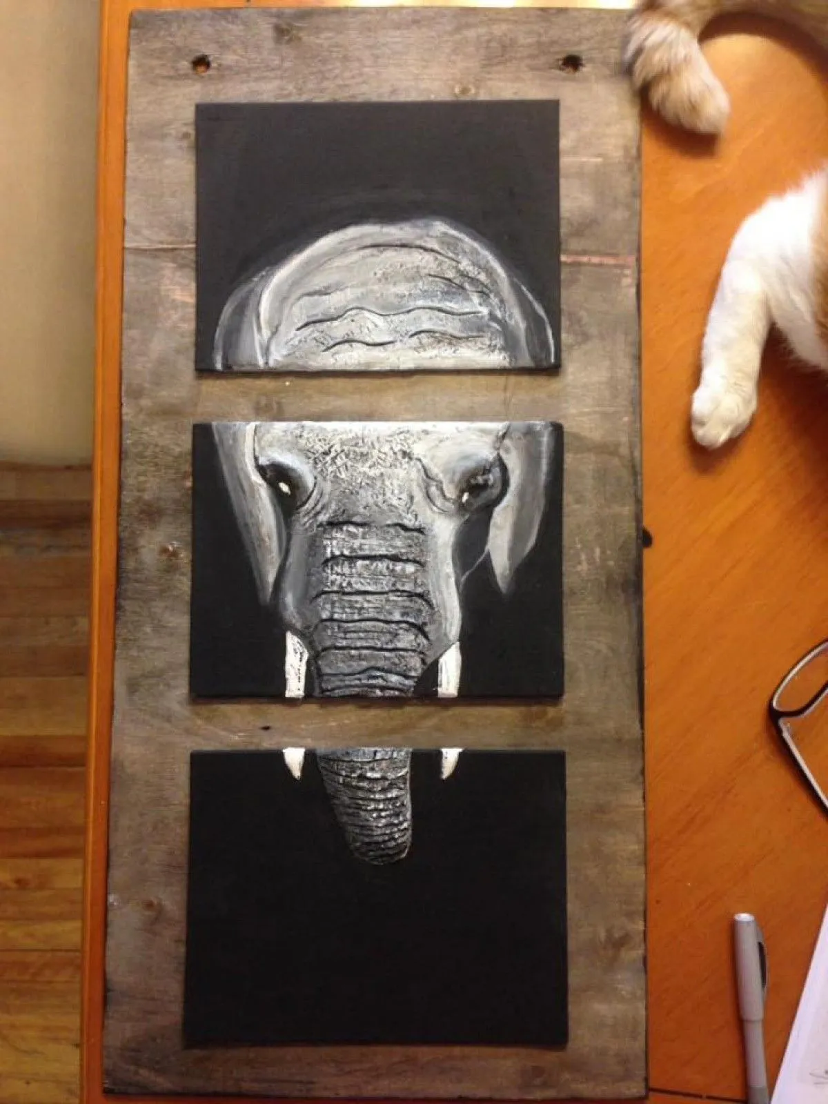 L'Éléphant, œuvre de Mel Piché artiste
