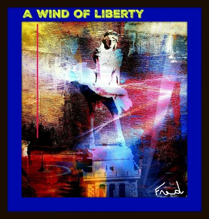 A Wind Of Liberty, œuvre de Frederic Frere
