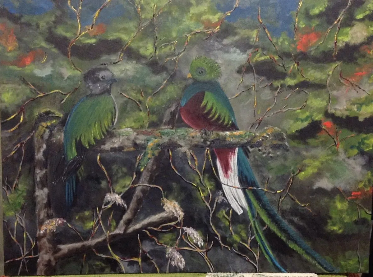 138- Les Quatzels un duo pour la vie, artwork by Lynda Hamel