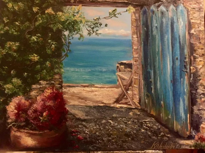 La Porte de mer, artwork by Alucha Kaledina