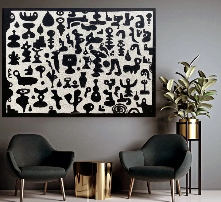"EûÑDIA" Folk (a well mind), artwork by Ghita Chkouri