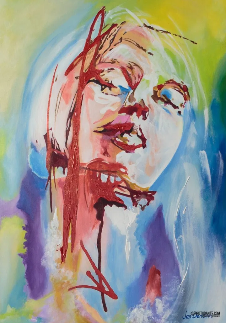 Portret abstract, artwork by Jan Donders