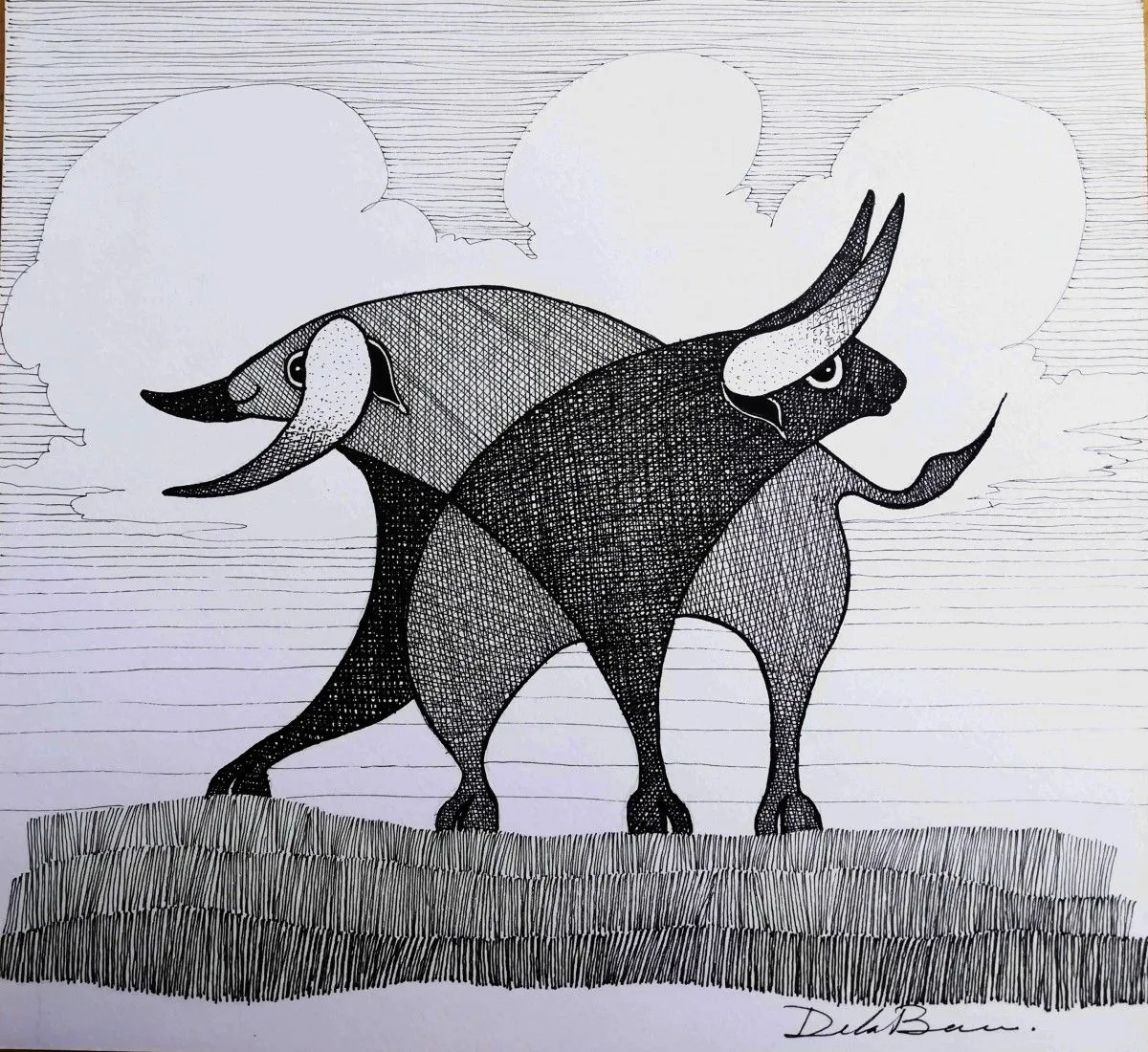 Bulls, œuvre de Jose Luis De la Barra Bellido
