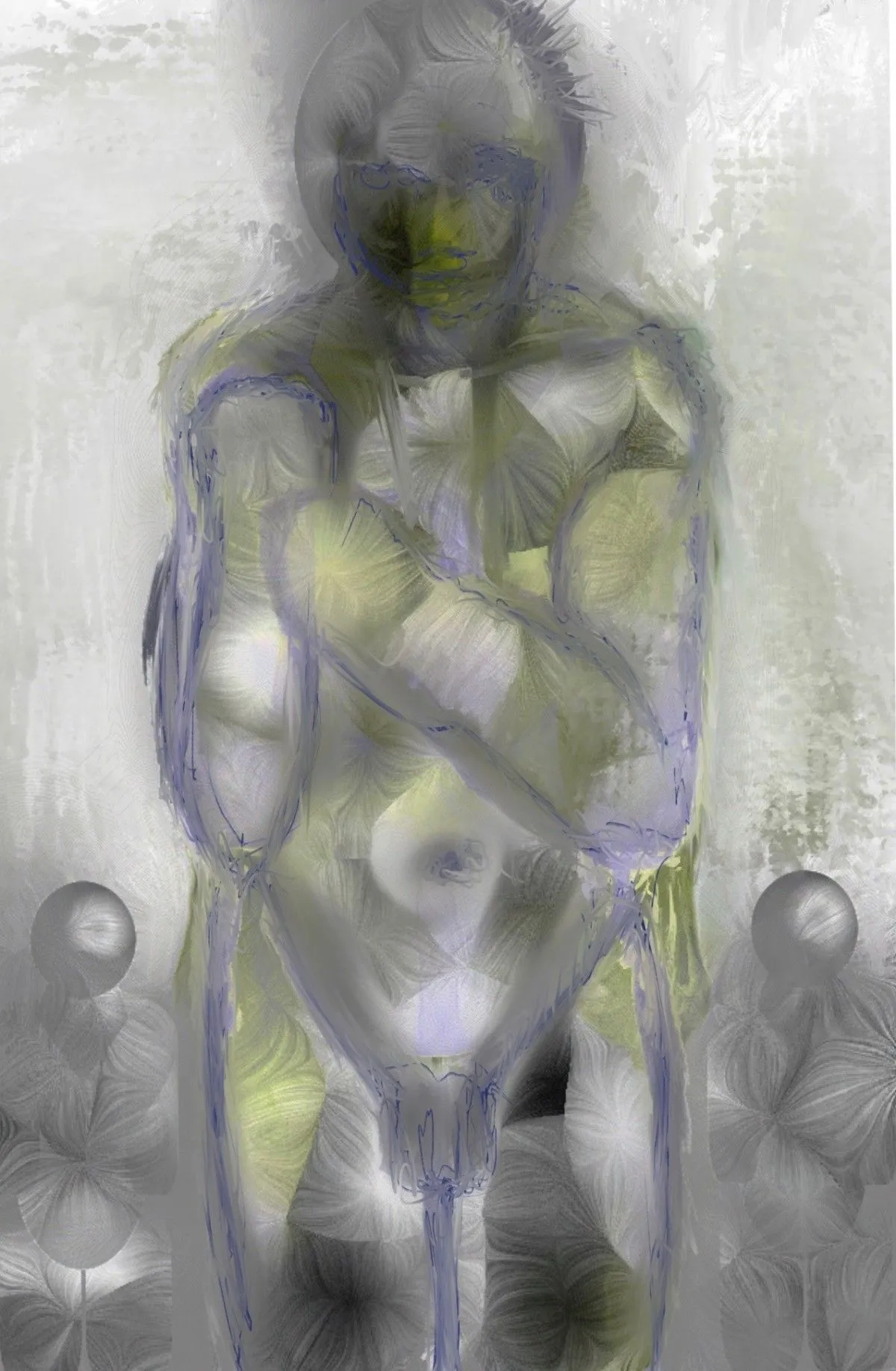 fighter, artwork by Fausto Cantu