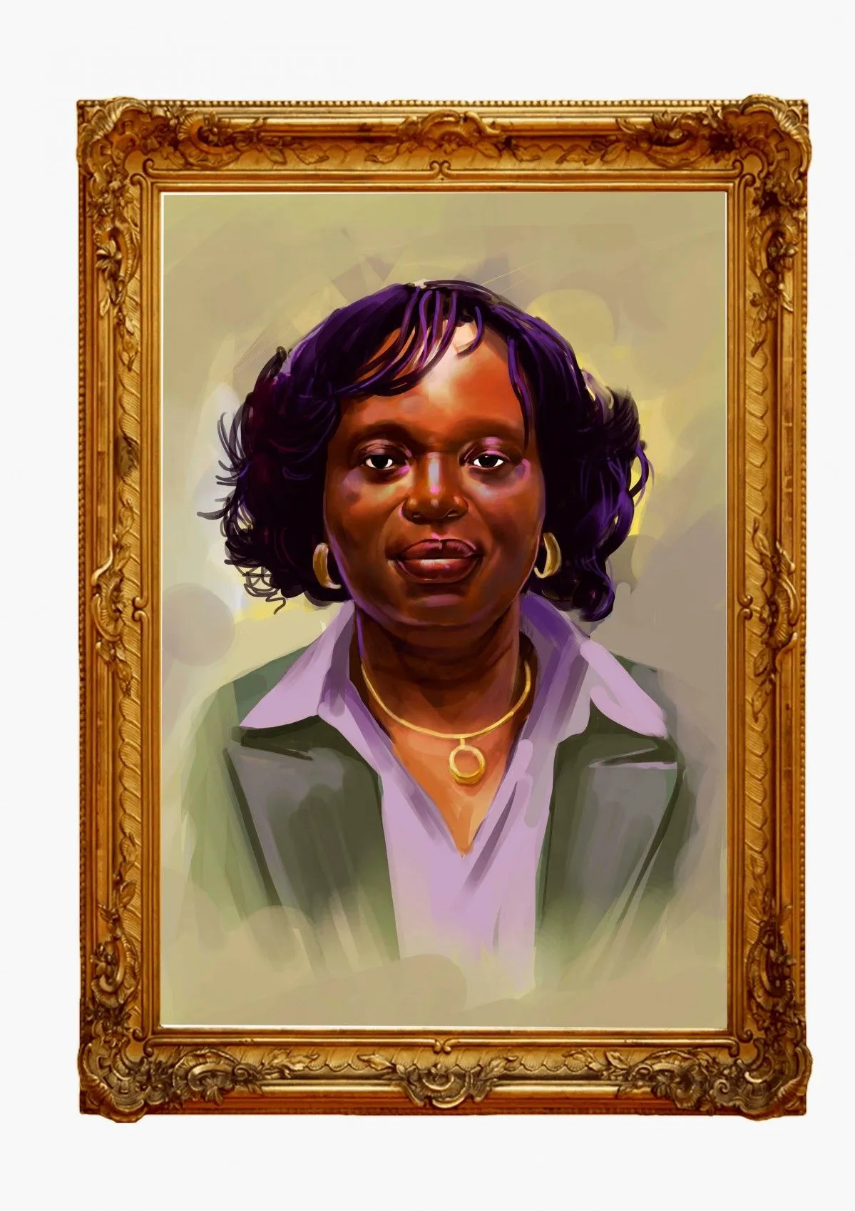 Portrait, artwork by Peter Olawoyin