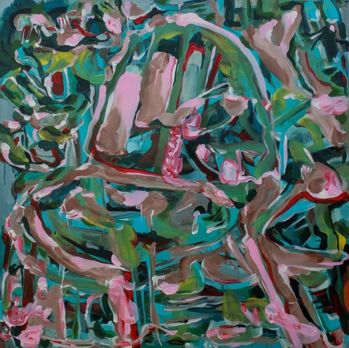 La chaise., artwork by Charaf El Ghernati