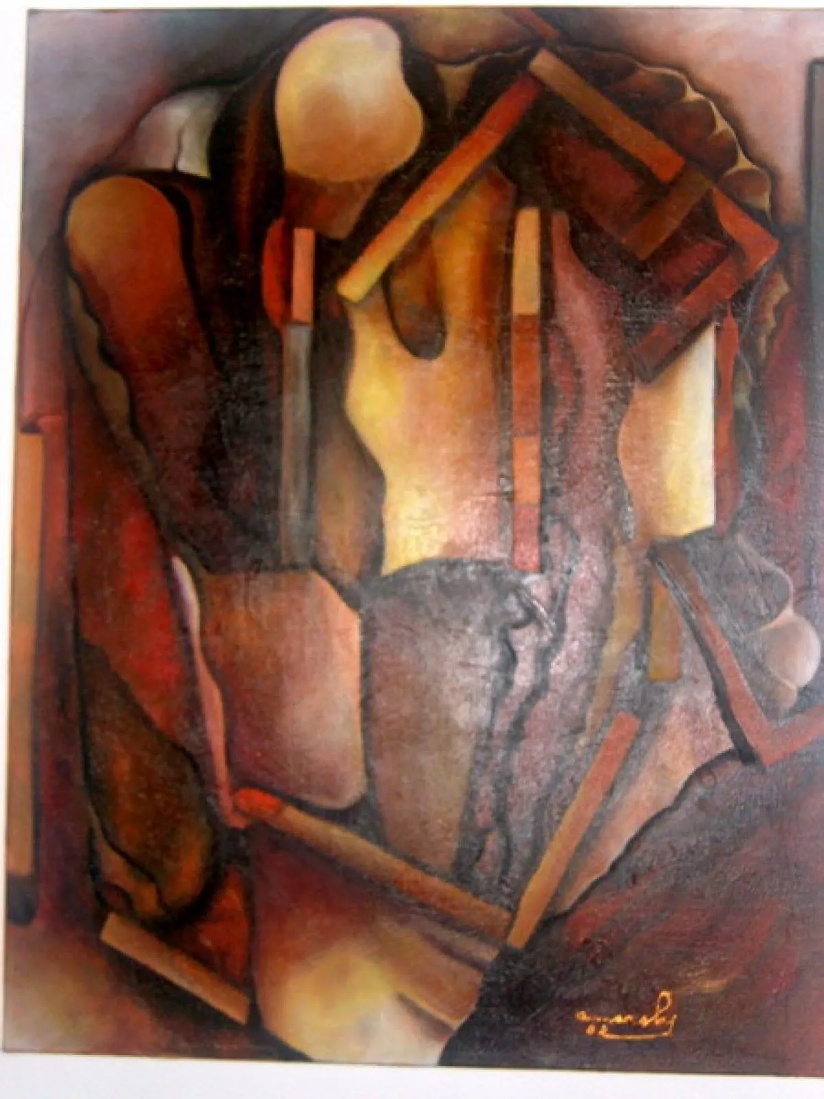 COMPOSITION 023, œuvre de Ely Amarely-Peintre