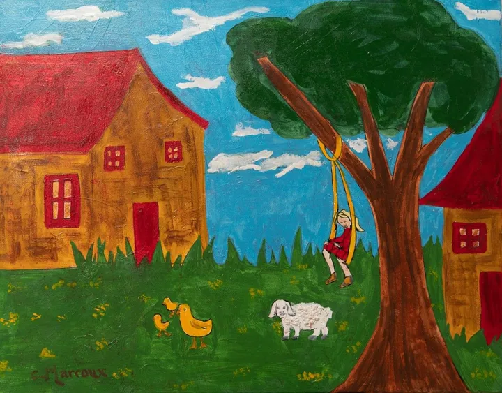 La Balançoire, œuvre de Céline Marcoux