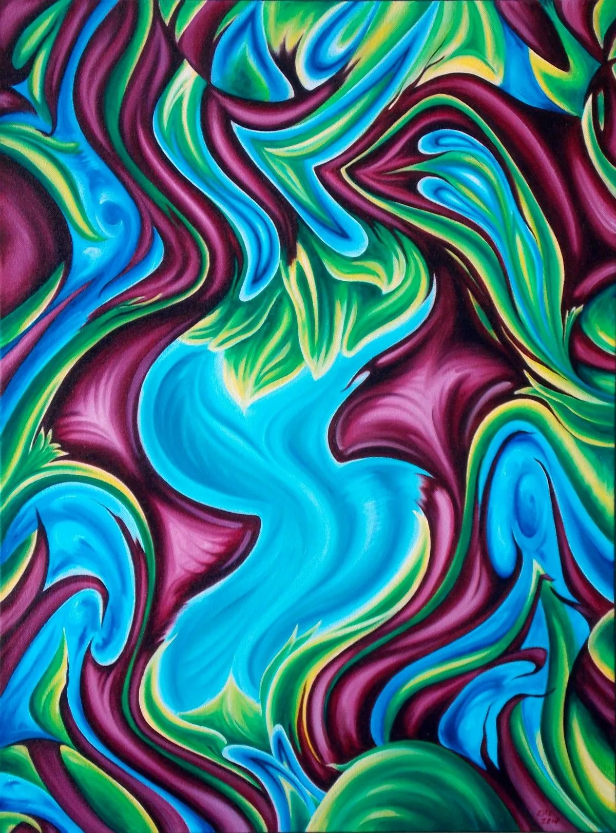 lluvia de Primavera II, œuvre de Evie Zimmer