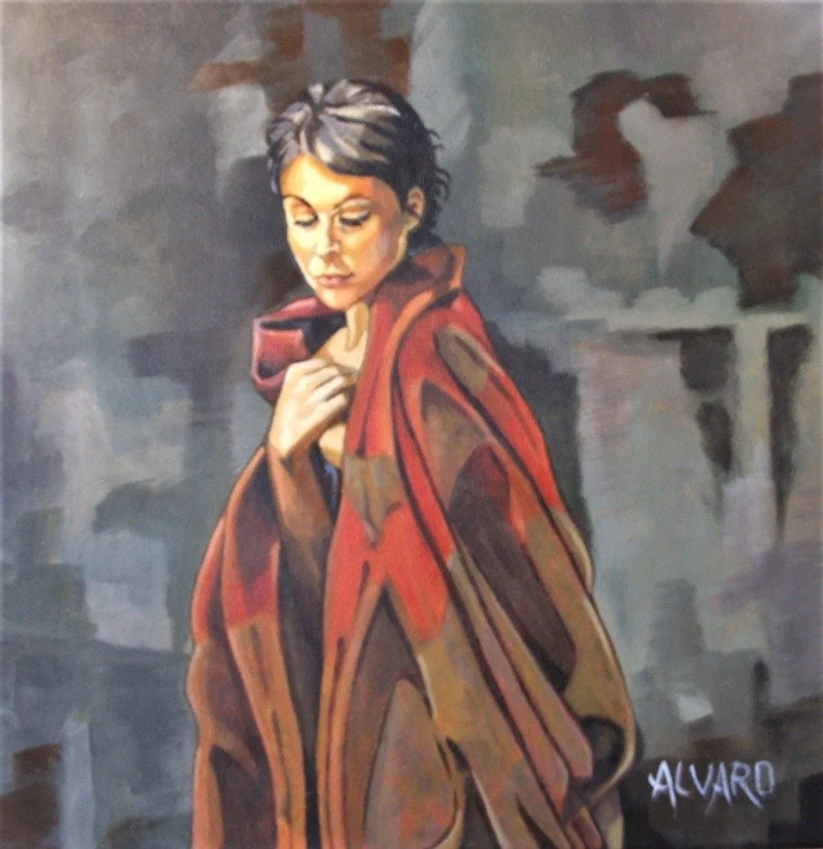 LA DAME EN ROUGE, artwork by Felipe Alvaro