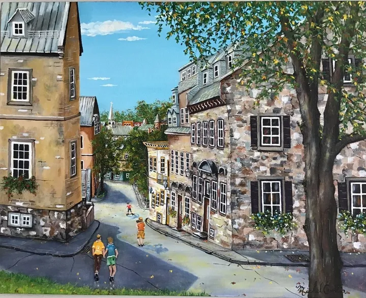 Belle fin d'été, artwork by Michel Cantin