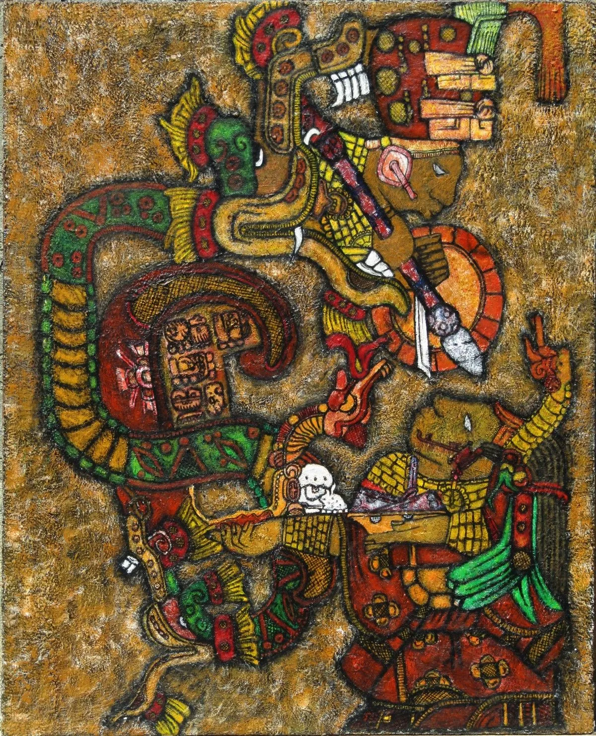 Confrontacion, œuvre de Aquiles Ortiz