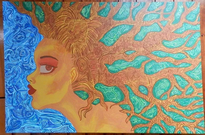 Gaia, artwork by Dania Morales
