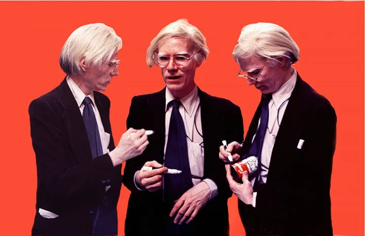 Andy Warhol / The Signing, œuvre de Stephen Verona