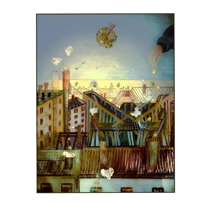 Le semeur de Pop-Corn, artwork by Véronique Mathian