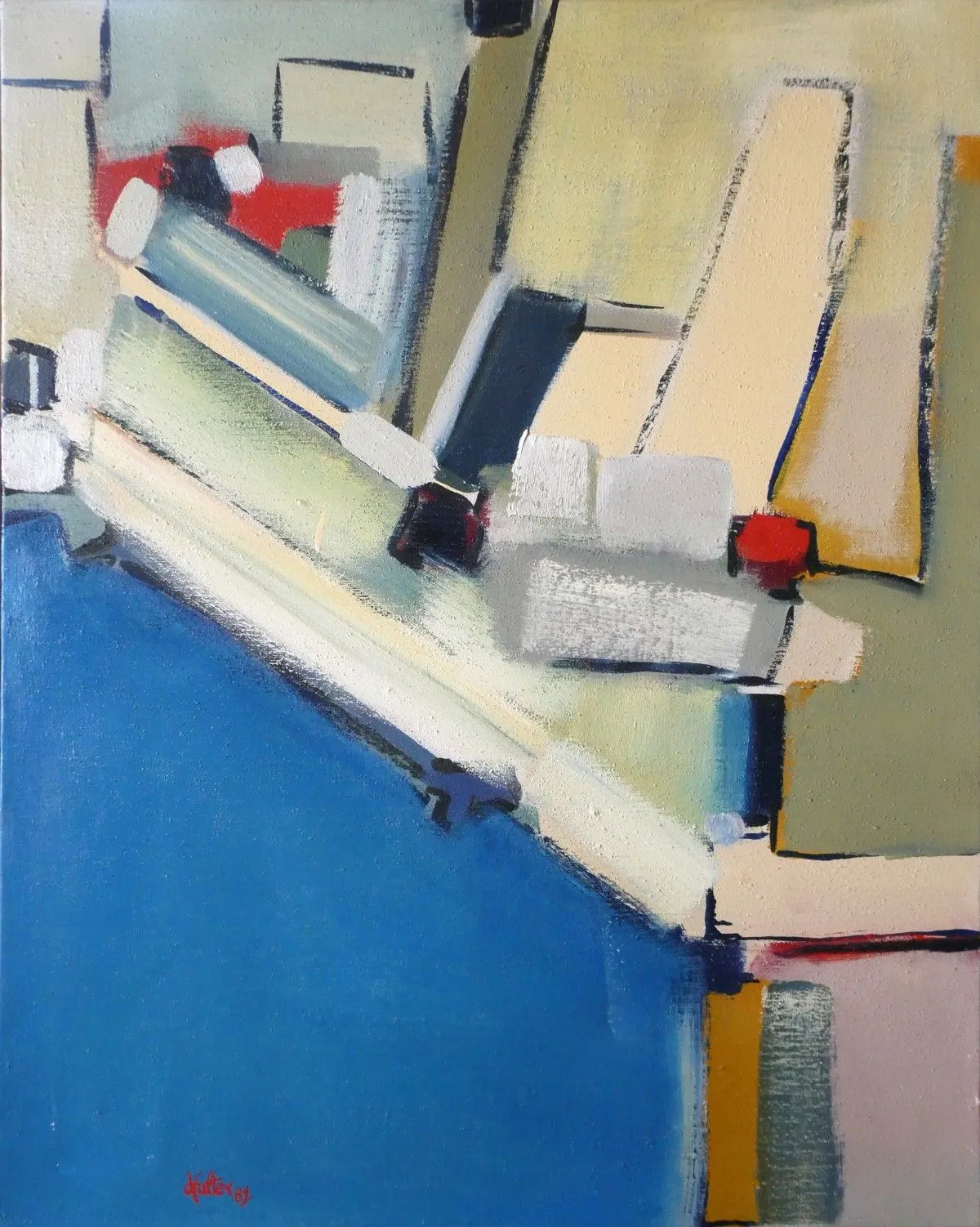 Le chemin de halage, artwork by Alain HALTER