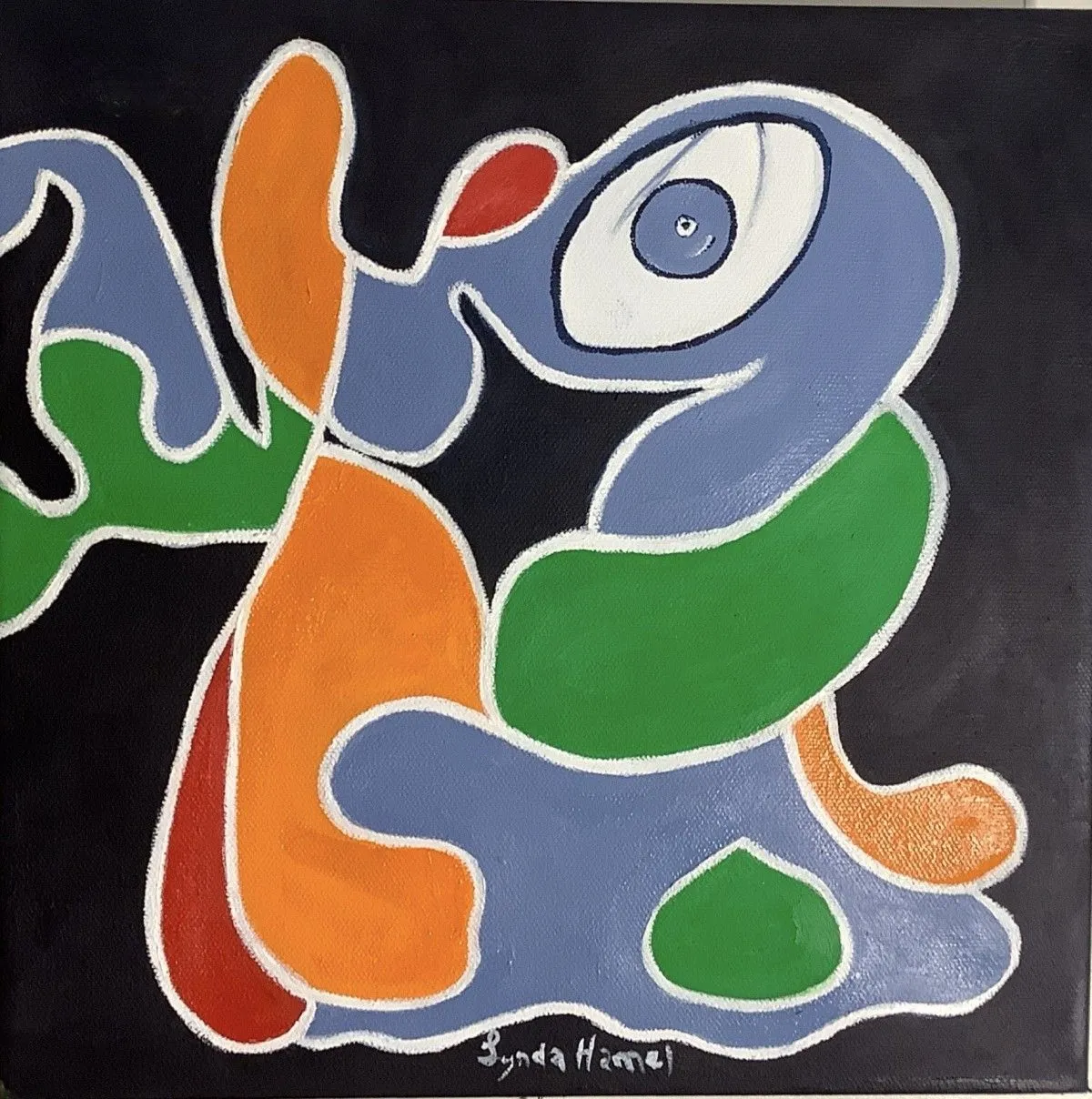 264- Le fouineur, œuvre de Lynda Hamel