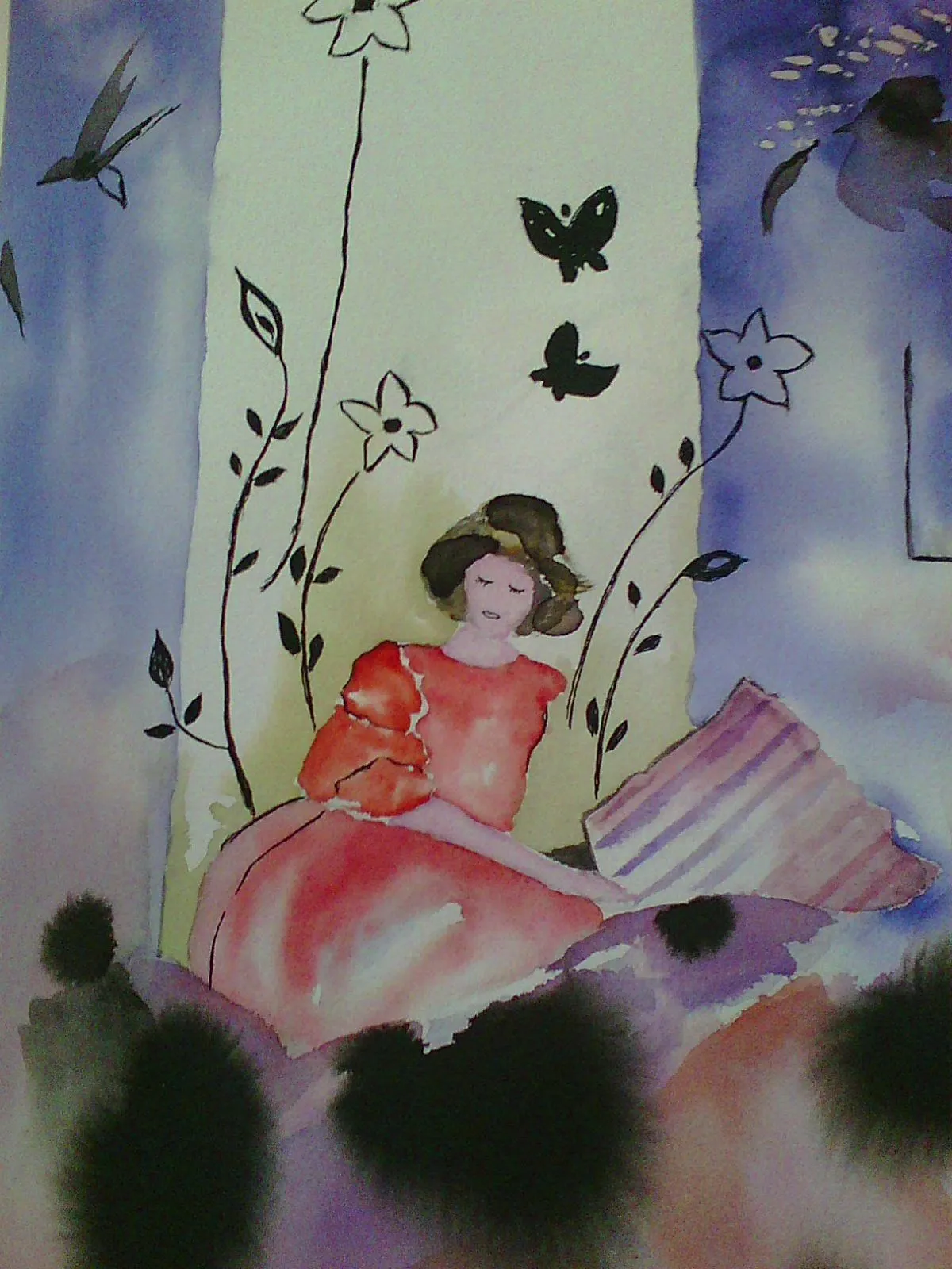 LA CHAMBRE ROSE, œuvre de Thérèse Hanot
