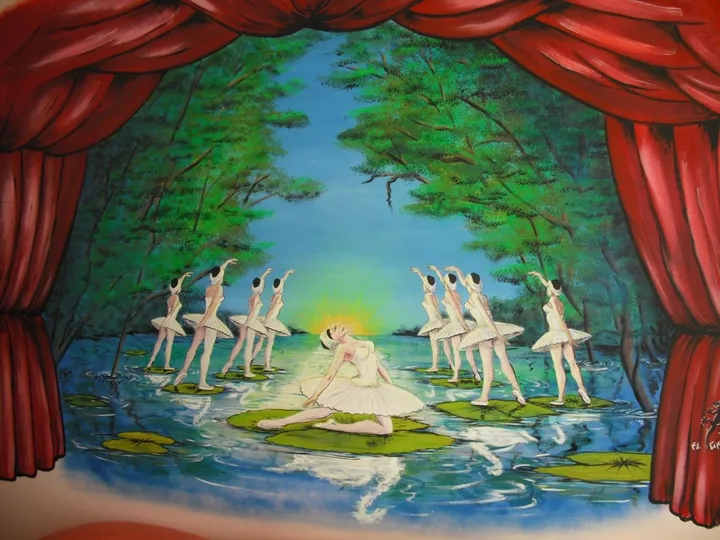 Swan Lake, œuvre de Ronie Sina