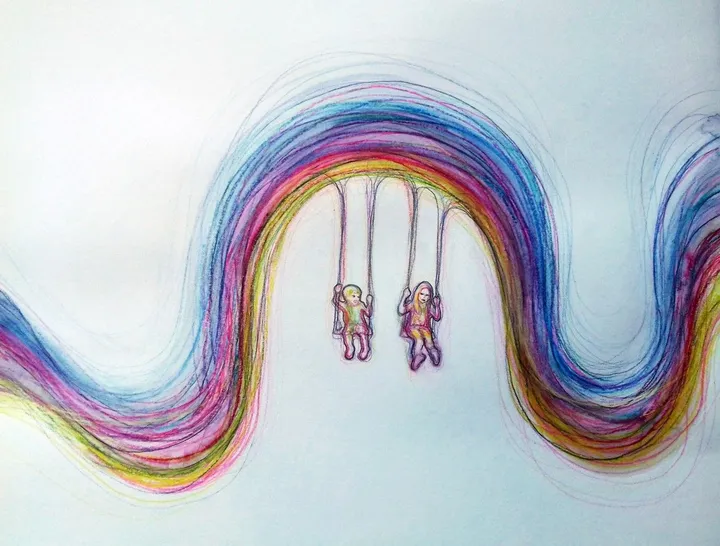 Rainbow's Children, artwork by marija colic