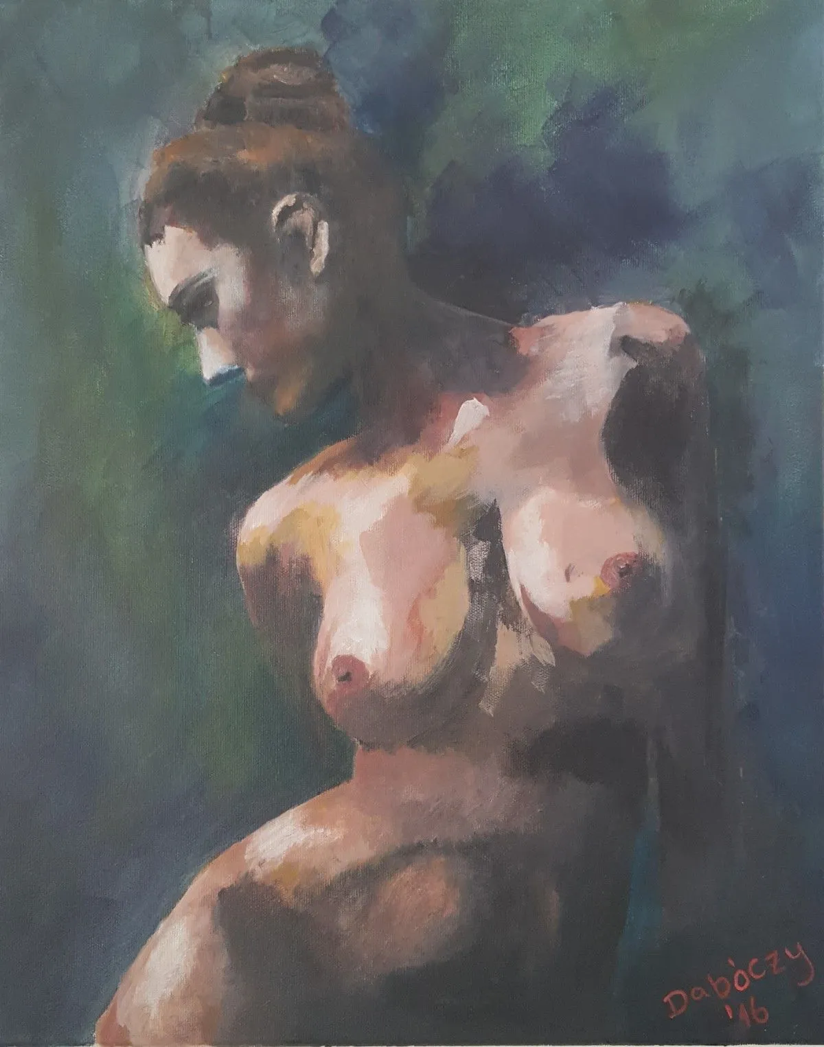 Nude Woman, œuvre de Gergely Dabóczy