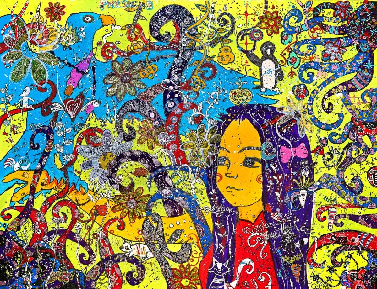Le présage, artwork by Céline Hubert