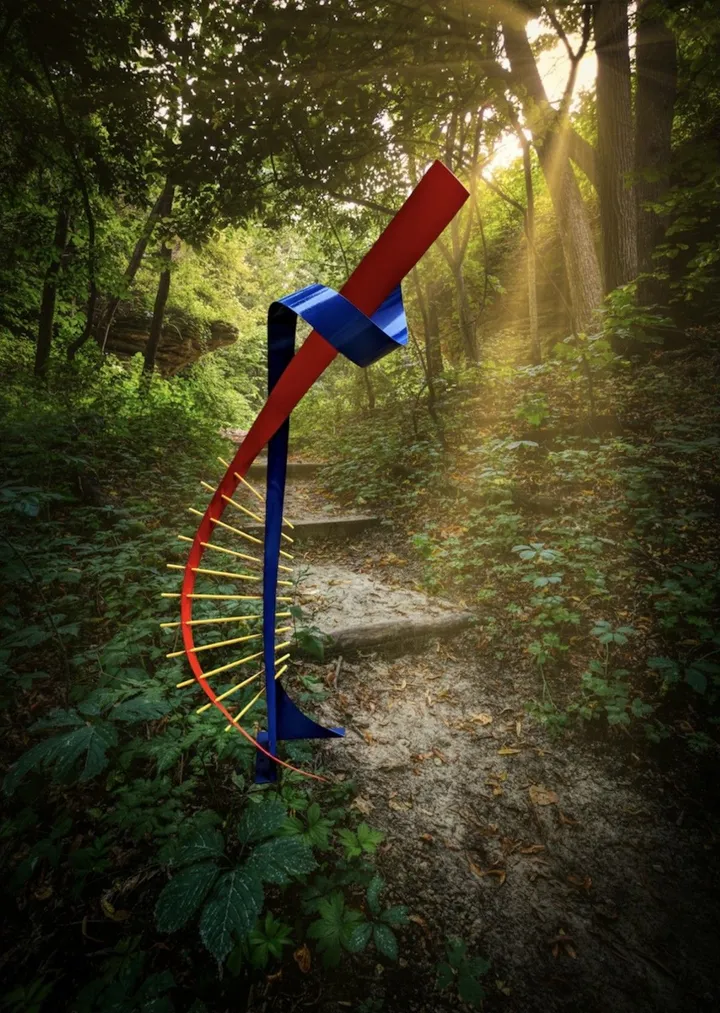 Jacob’s Ladder, œuvre de Angèle Lux