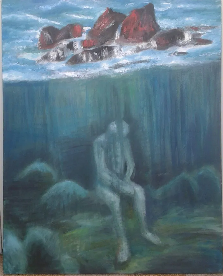L'homme et ses tourments..., artwork by Nikita Victoriya