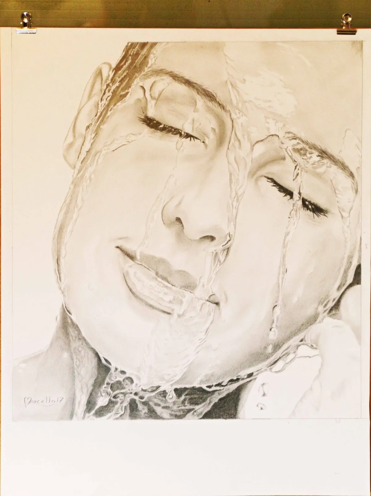 With water, artwork by Marcello Rustica