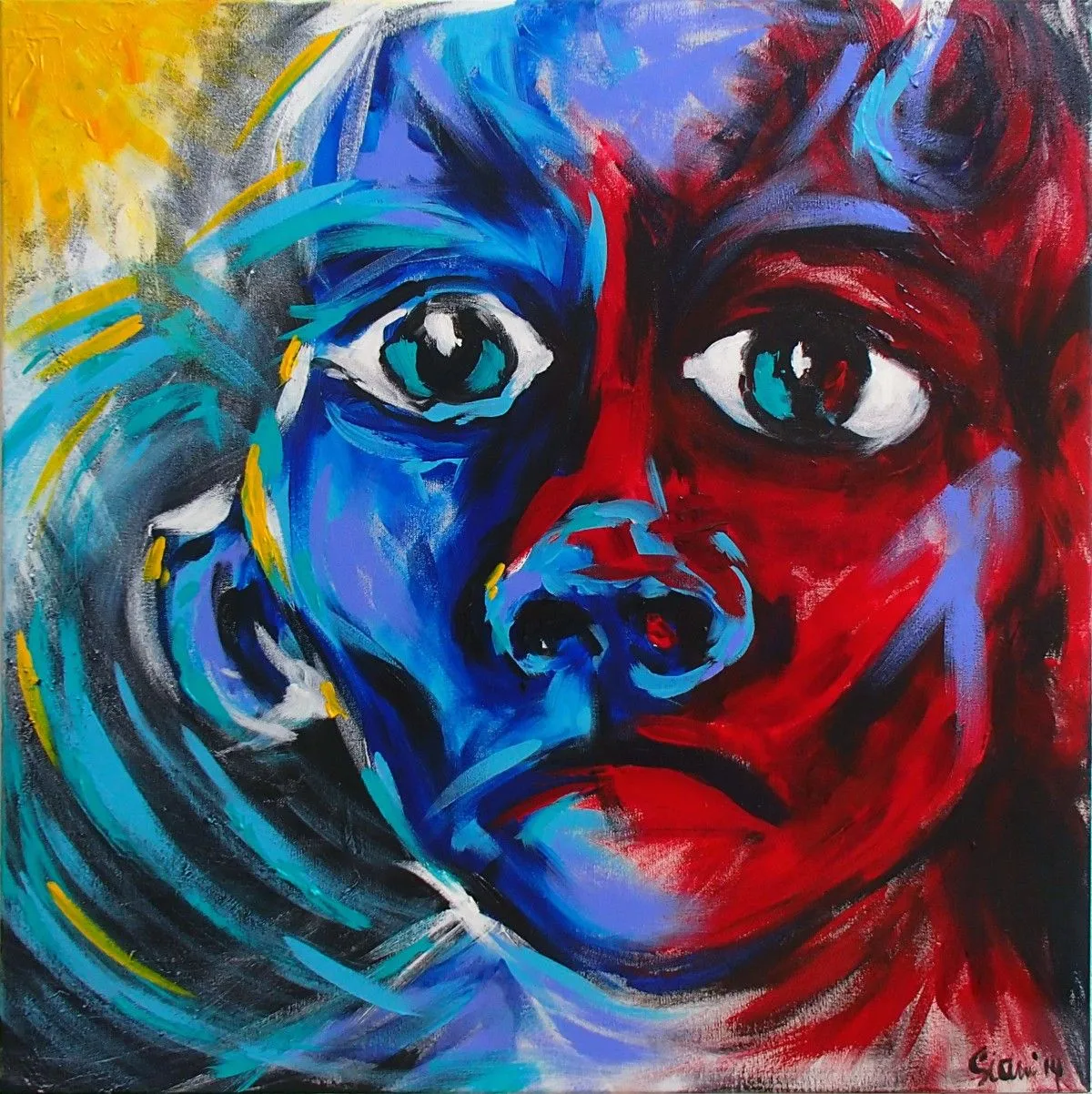 A Fine Line, artwork by Sian Pampellonne