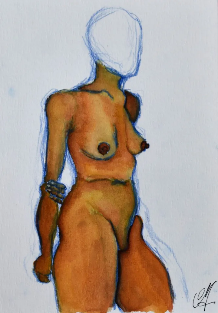 Nude (3), œuvre de Olimpia Mazzei