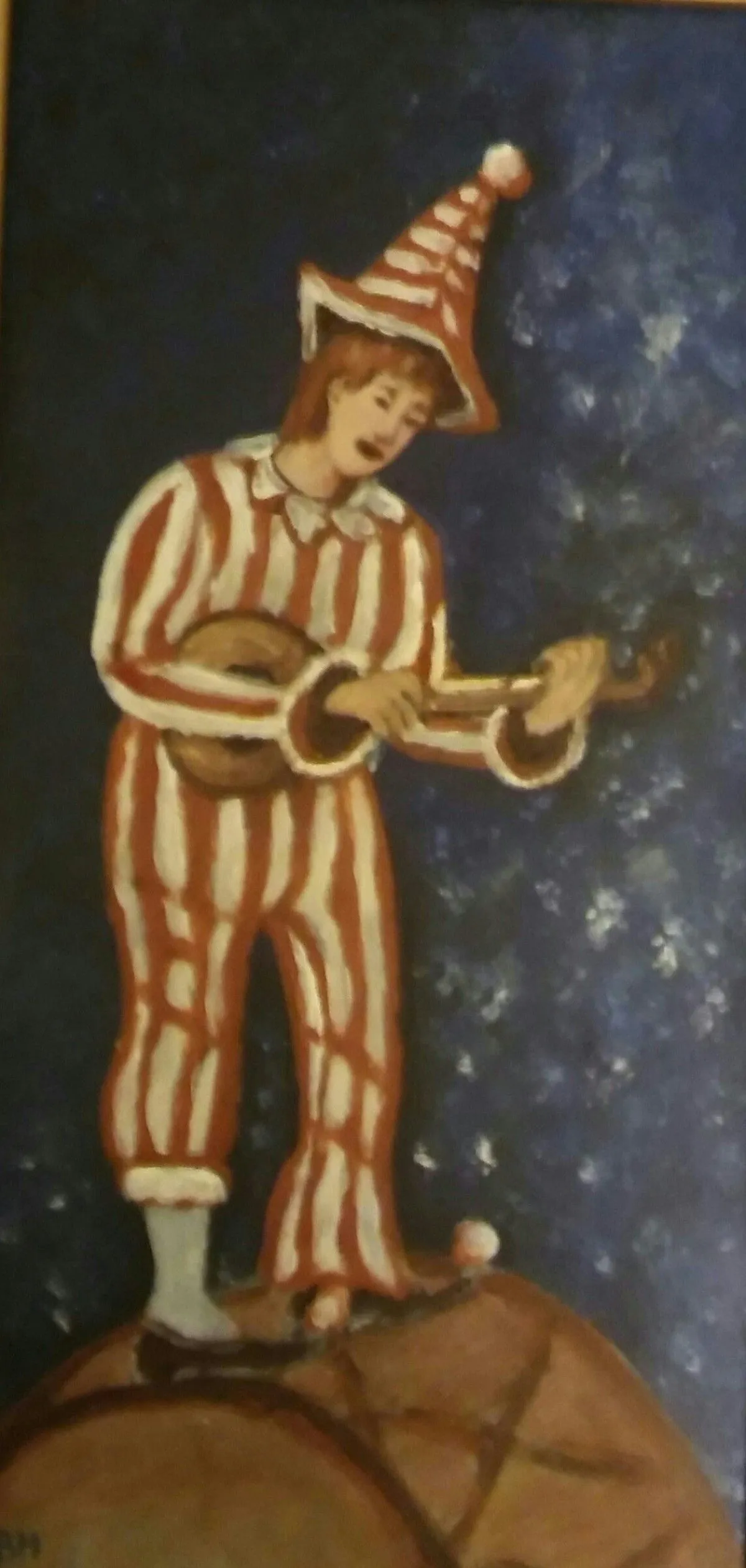 Clown, œuvre de Márta Balogh