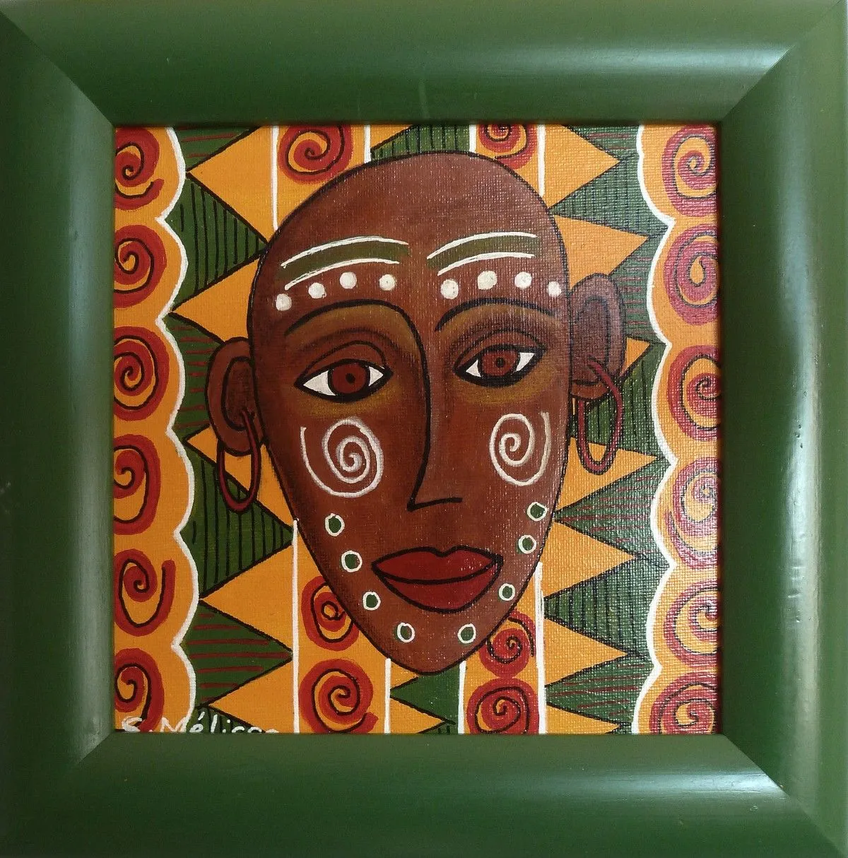 MASQUE AFRICAIN 3, artwork by Sandrine Mélisse