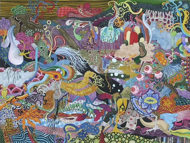 REBIRTH, artwork by Nasser Lubay