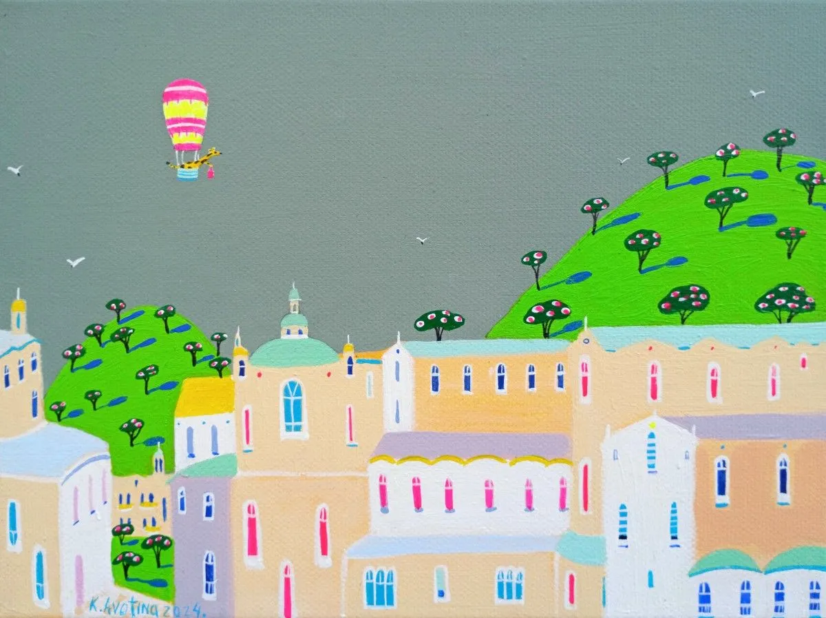 Josephine Arrives In Tuscany, artwork by Katrina Avotina