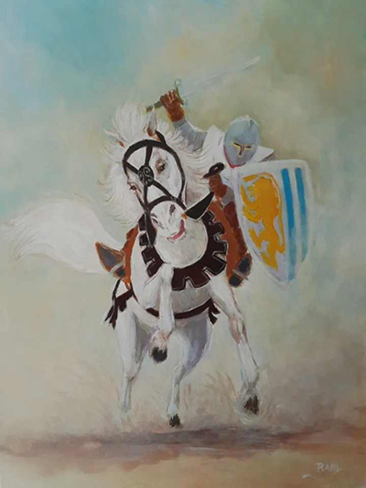 Crusader at war, œuvre de Marcel Ramet